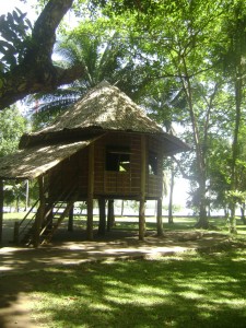 Rizal's Casa Redonda or "round house" due to its ocotgonal shape
