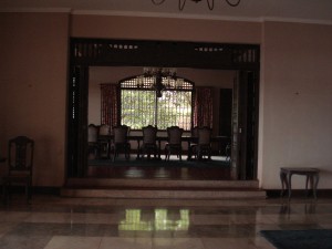 one of the two dining halls in the house