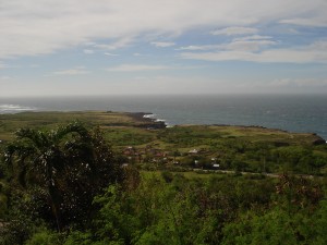 The view from the main pavilion of the lighthouse