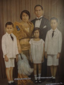 Family portrait of the Marcos family
