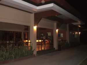 The resort's restaurant