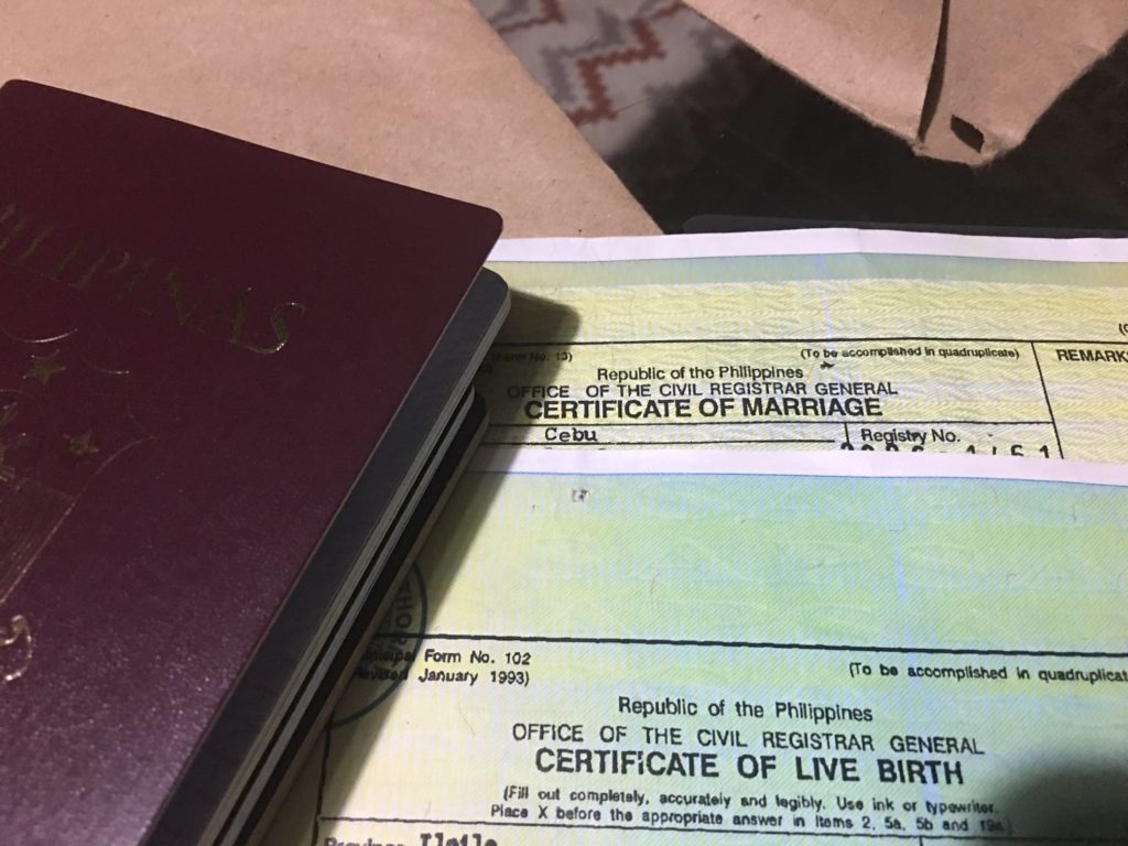 Philippine passport for minors